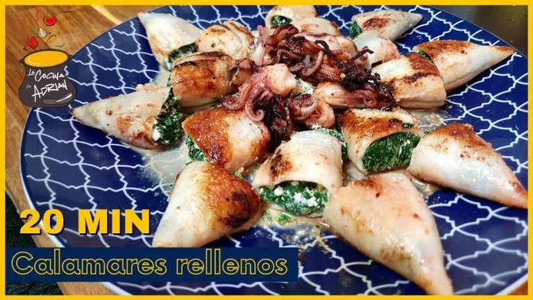 Receta de Calamares rellenos con queso crema 1 Receta de Calamares rellenos con queso crema
