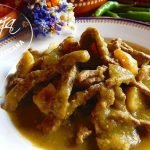 Receta de Costillas de res con patatas fritas