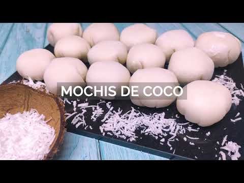 Receta de Mochis de coco