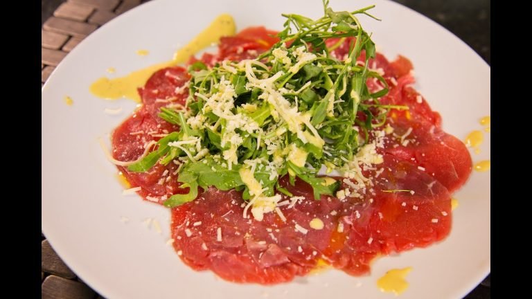 Receta de Ensalada de carpaccio de ternera