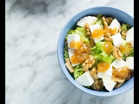 Receta de Ensalada de queso y membrillo