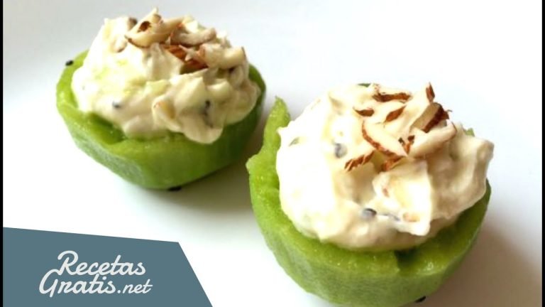 Receta de Kiwis rellenos