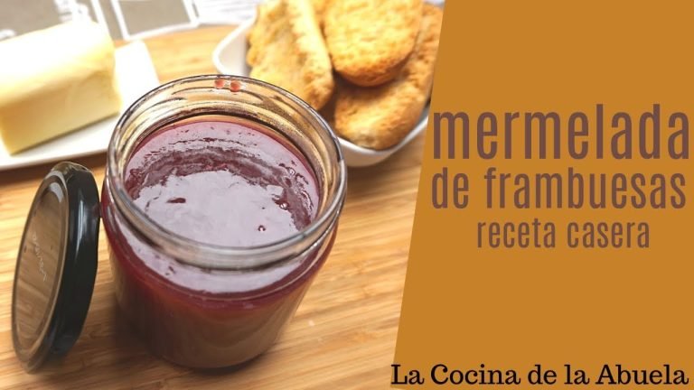 Receta de Mermelada de frambuesa casera