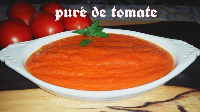 Receta de Puré de tomate casero y fácil