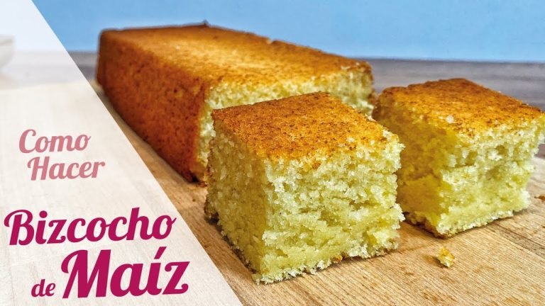 Receta de Bizcocho con harina de maíz