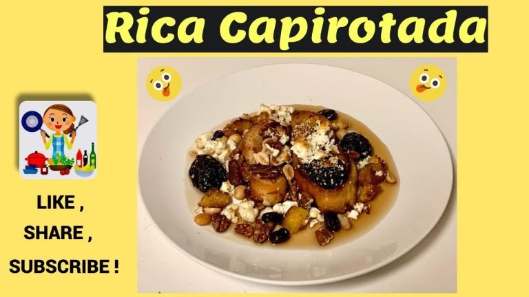 Receta de Capirotada española