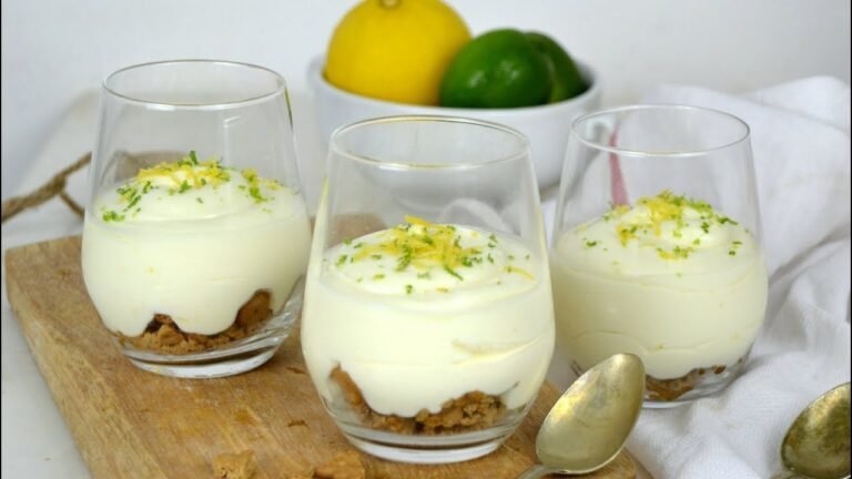 Receta de Mousse de leche condensada y limón