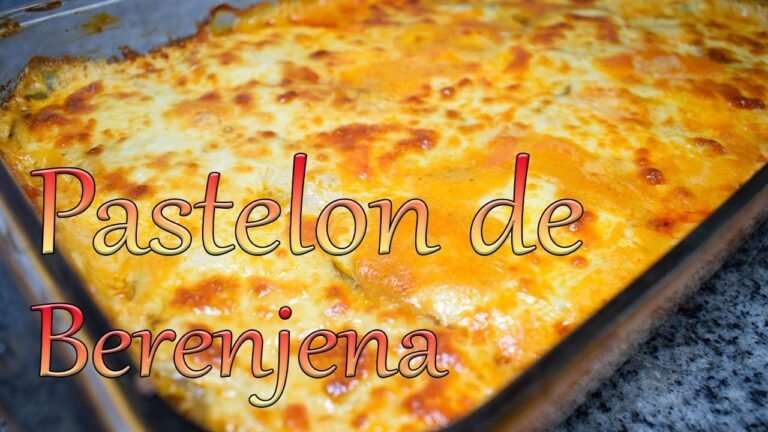 Receta de Pastelón de berenjenas asadas