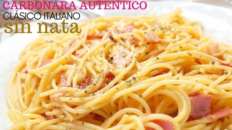 Receta de spagueti italiano