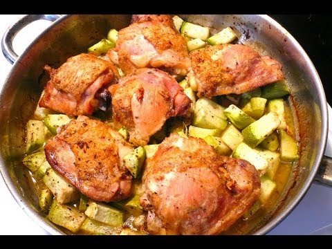 Receta de Pollo con chayotes