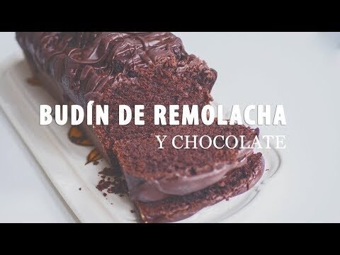 Receta de Budín de remolacha y chocolate